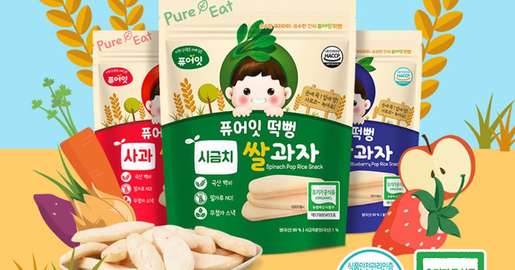 寶寶必備健康零食！韓國NAEBRO銳寶PureEat嬰幼兒有機蔬菜米餅只需台灣五折入手，囤貨也不心痛！