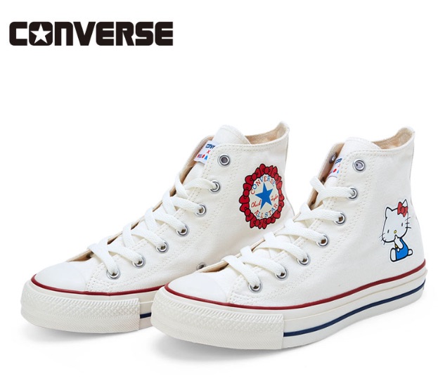 Sanrio X Converse聯乘鞋款推薦商品：🔗 Converse All star Hello Kitty 高筒款