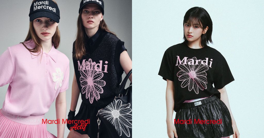 Mardi Mercredi & Mardi Mercredi Actif韓國官網入手小雛菊T恤、背心等時尚服飾