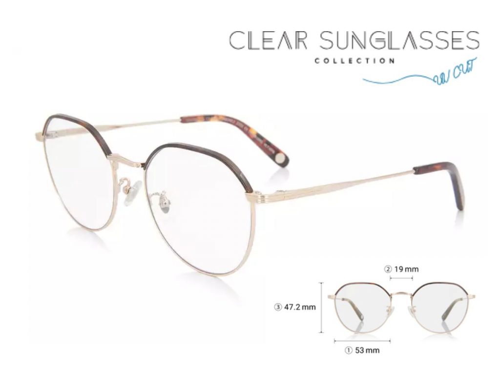 OWNDAYS - CLEAR SUNGLASSES COLLECTION 半溫莎圈框透明太陽眼鏡