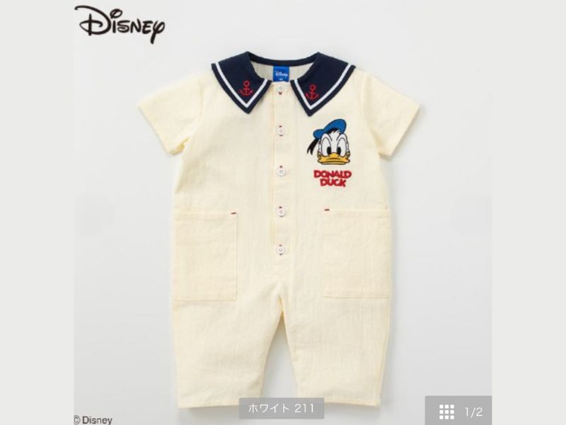 【預訂商品】Disney 嬰兒連身衣 80-90cm