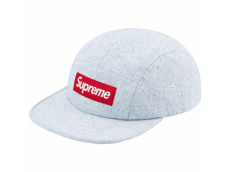 Supreme Coated Denim Camp Cap 