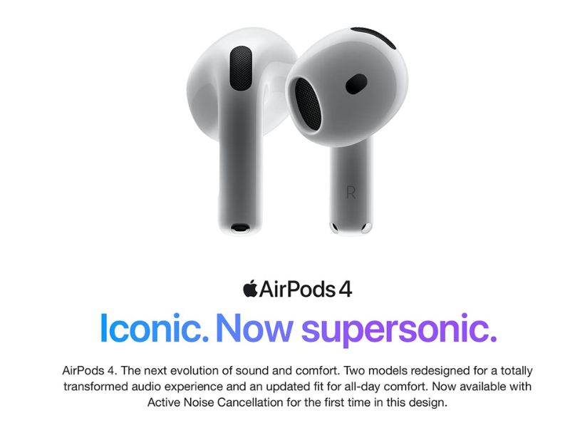 Apple AirPods 4 with ANC 最新主動式降噪耳機