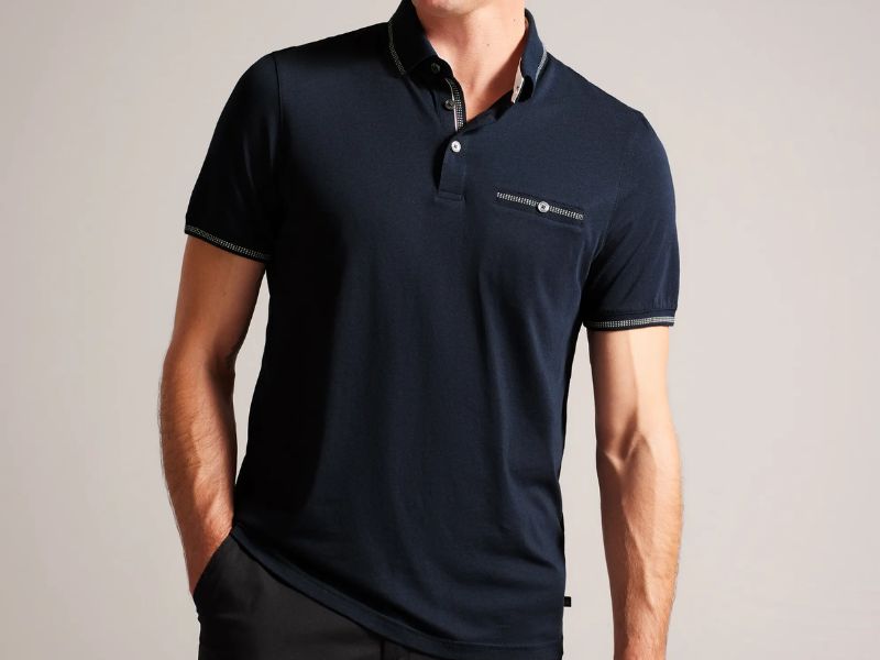 Tortila Polo Shirt With Striped Details