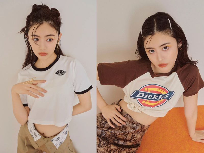 LILY BROWN Dickies 聯名短版T恤